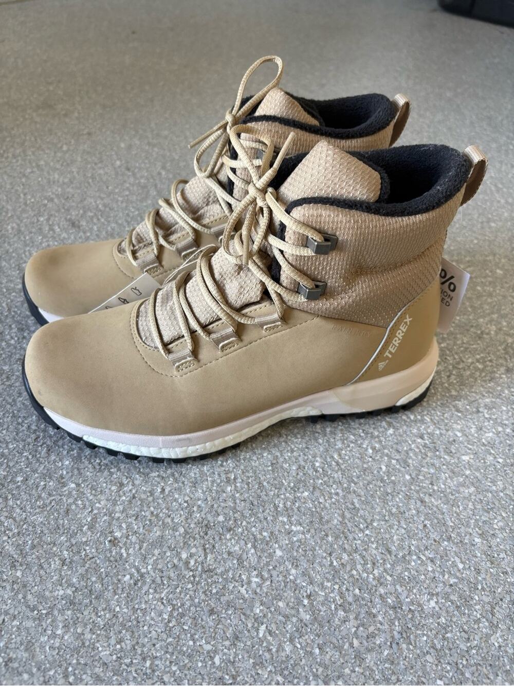 NWT adidas Terrex Women's Tan Hiking Booties